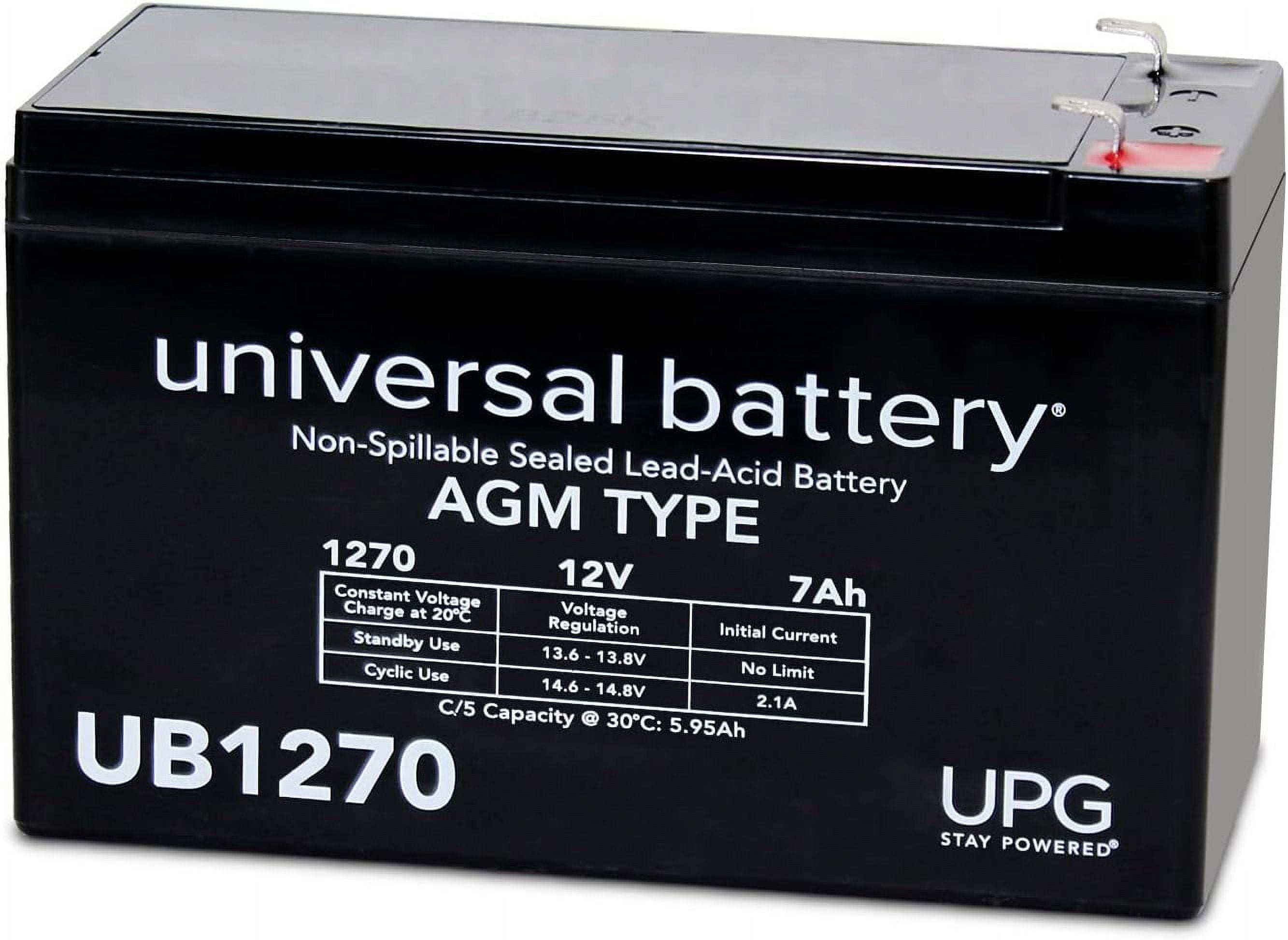 UPG UB1270 SLA 12V Automotive Battery, for Electric Vehicles