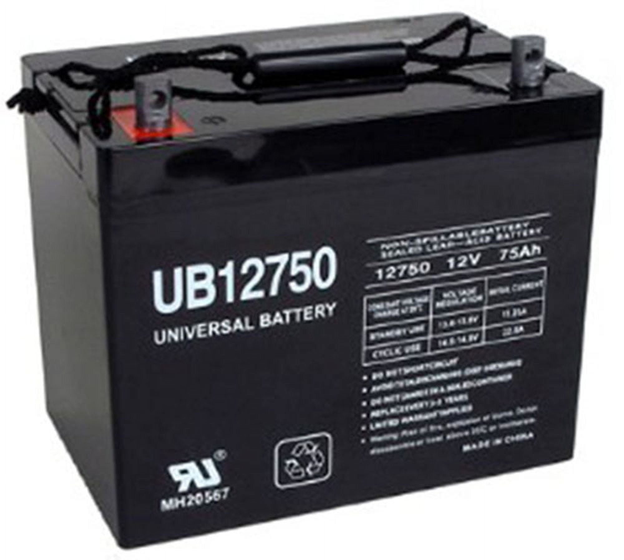 UB12750 12V 75AH Group 24 Battery Scooter Wheelchair Mobility Deep Cycle