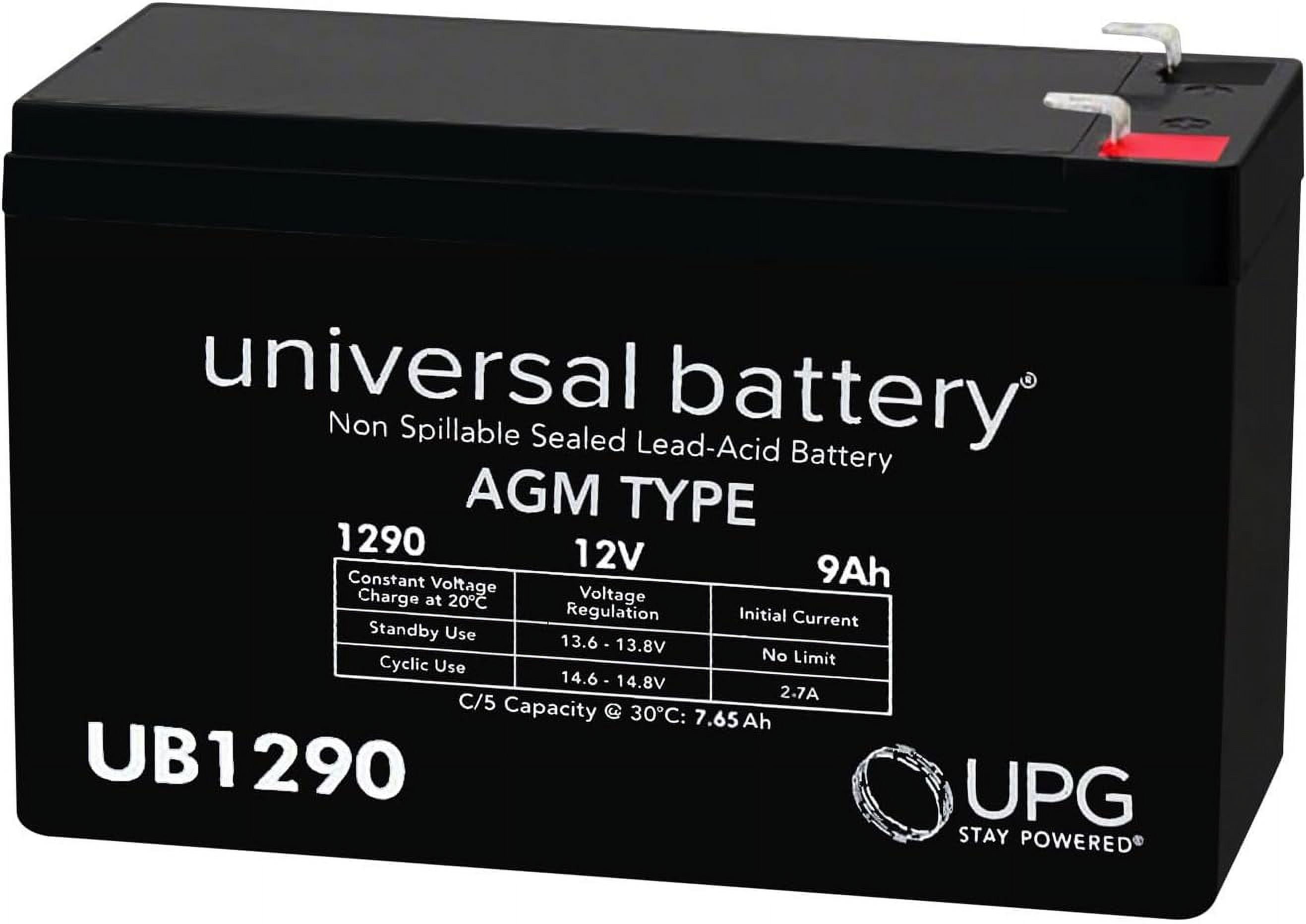 UB1290 Replacement for Parasystems/Minuteman PRO500E UPS Battery 12V