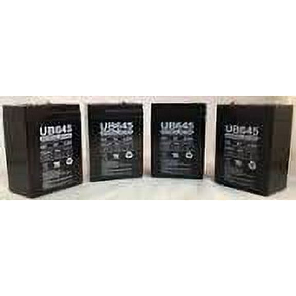 UB645 6 Volt 4.5 AMP SLA/AGM Battery - 4 Pack + FREE SHIPPING!