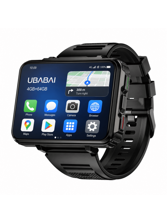 4G Android Smartwatch Phone with Sim Card 2.4" HD Touch Screen Gps 4GB Ram 64GB Rom Dual Camera