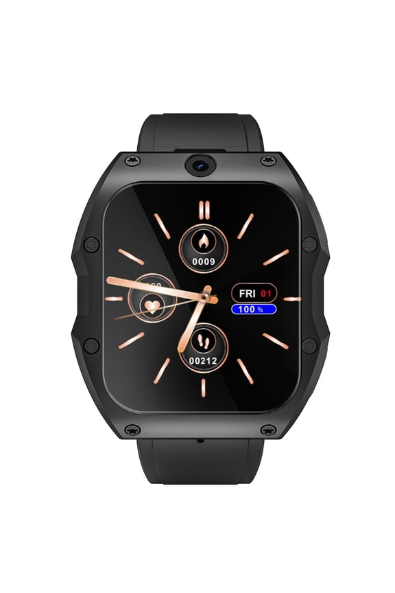 DM62 Smart Watch 4G LTE 2GB+16GB Android 8.1 Wifi Gps Camera 2.13inch 1000mah Silicone Strap
