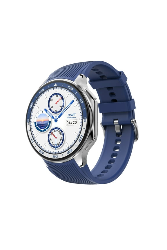 DT WATCH X Smart Watch Bluetooth Call Music 1.43inch Round Watch 4GB Large Memory Silicone Strap