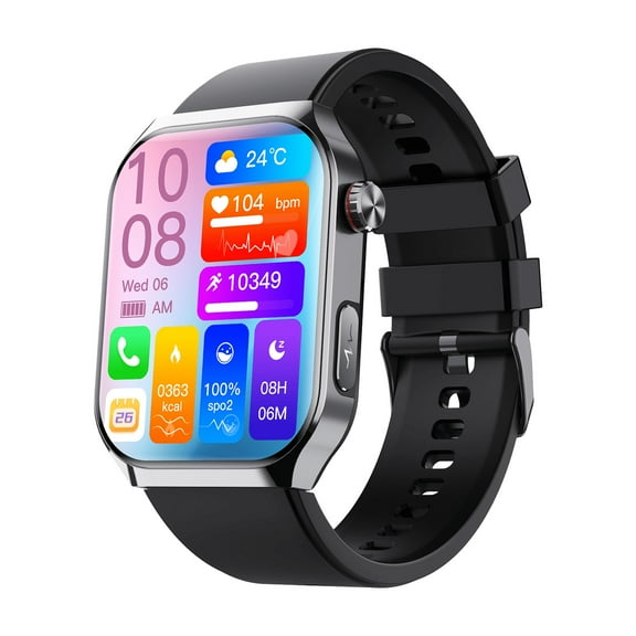 UBABAI F700Pro Smart Watch for Men Women, 2.10'' Fitness & Activity & Sleep Monitor, Multi-Sport Modes, Call & Message Alerts, Long Battery Life, Works with iOS & Android