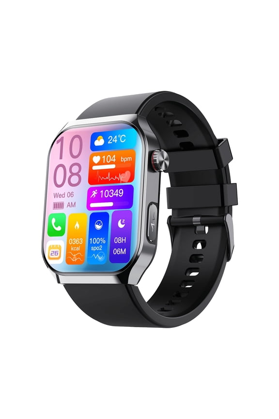F700Pro Smart Watch for Men Women, 2.10'' Fitness & Activity & Sleep Monitor, Multi-Sport Modes, Call & Message Alerts, Long Battery Life, Works with iOS & Android