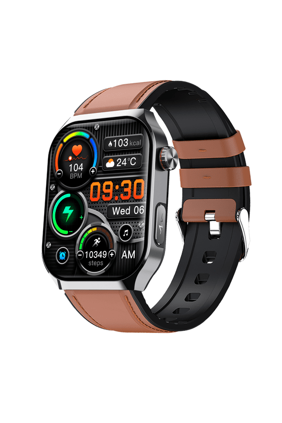 F700Pro Smart Watch for Men Women, 2.10'' Fitness & Activity & Sleep Monitor, Multi-Sport Modes, Call & Message Alerts, Long Battery Life, Works with iOS & Android