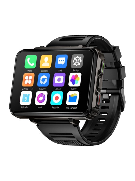 Smart Watch 4G SIM Card Call Android WIFI Dual Camera 1500mah 4GB/64GB