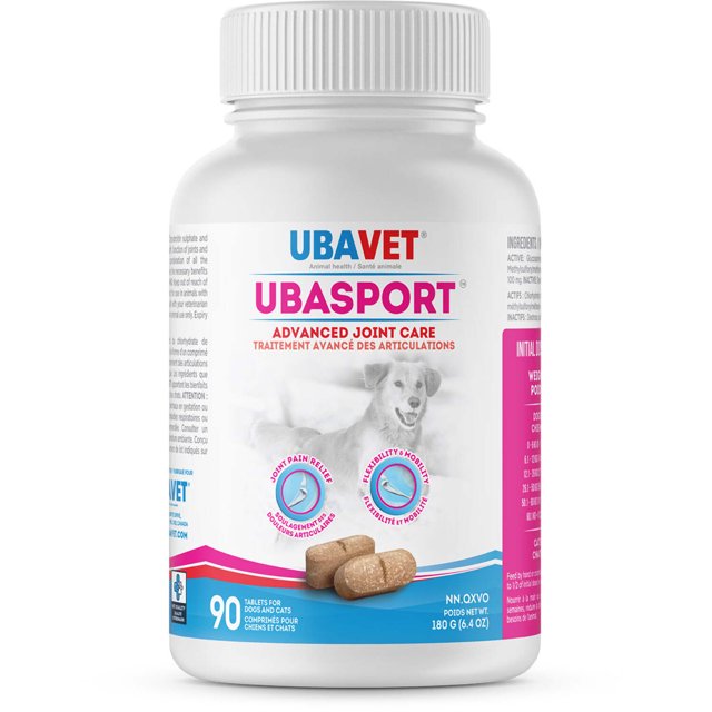 UBAVET UBASPORT Advanced Joint Care Tablets for Dogs Cats