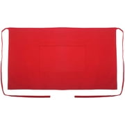 UBICON Waist Size Cotton Apron with 2 Deep Pockets for Home and Professional Use (Red)