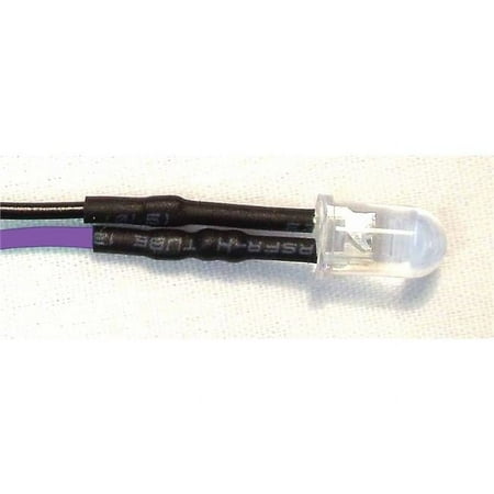 UBL-12V-3-PURPLE-10 Hyper 3 mm Ultra Bright LED Bulb, Purple - Pack of 10