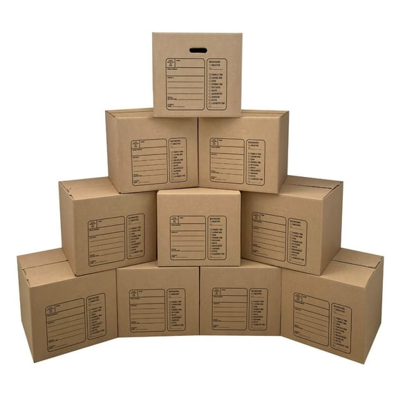 UBMOVE 10 Premium Medium Moving Boxes 18"x18"x16" Cardboard Box