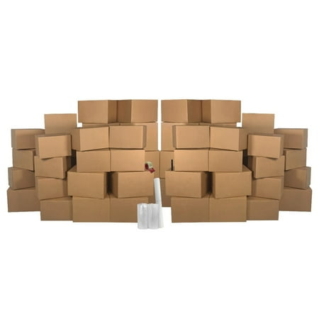 UBMOVE 4 Room Basic Kit 52 Moving Boxes & Packing Materials