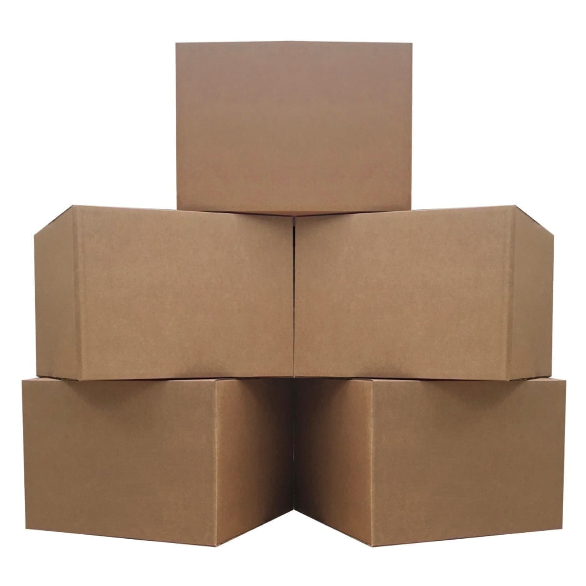 UBMOVE Extra Large Corrugated Moving Boxes, 23 x 23 x 16 in, Single Wall, Standard, 5 Count, 1 Pack