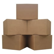 UBMOVE Extra Large Corrugated Moving Boxes, 23 x 23 x 16 in, Single Wall, Standard, 5 Count, 1 Pack