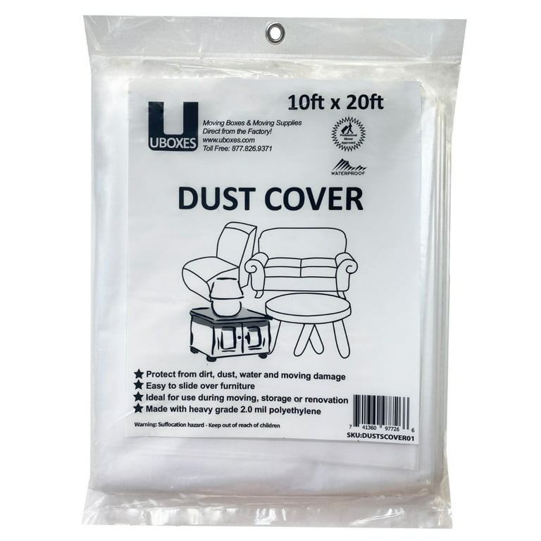 Dust Furniture Cover Protect Your Furniture 10' x 20' Moving Bag