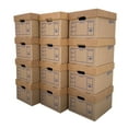 thumbnail image 1 of UBMOVE File Boxes 200# Strength, Small, 15 x 12 x 10 Inches, 12 Pack, 1 of 11