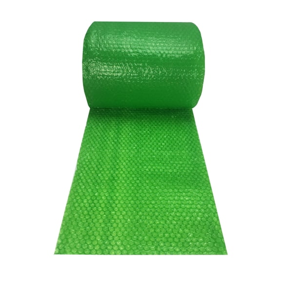 UBMOVE Perforated 3/16" 12" x 180' Bubble Wrap Rolls, Green, 1 Pack, 1 Count