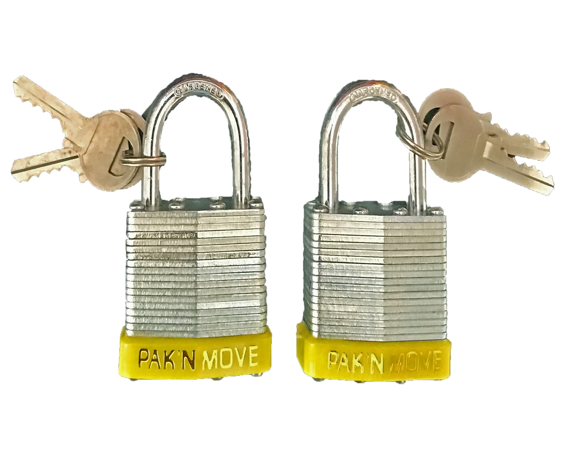 uBoxes Moving PadLock 1-1/2" (2 Pack) Chrome Heavy Duty Moving and Storage