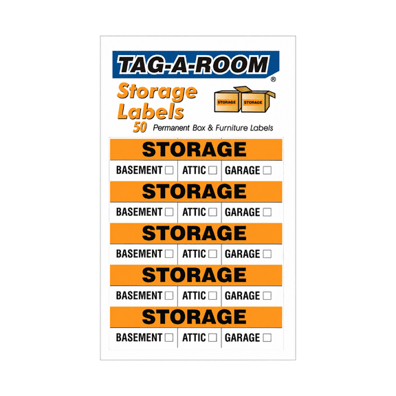 UBMOVE Storage Moving Labels, Box Contents, 50 Count