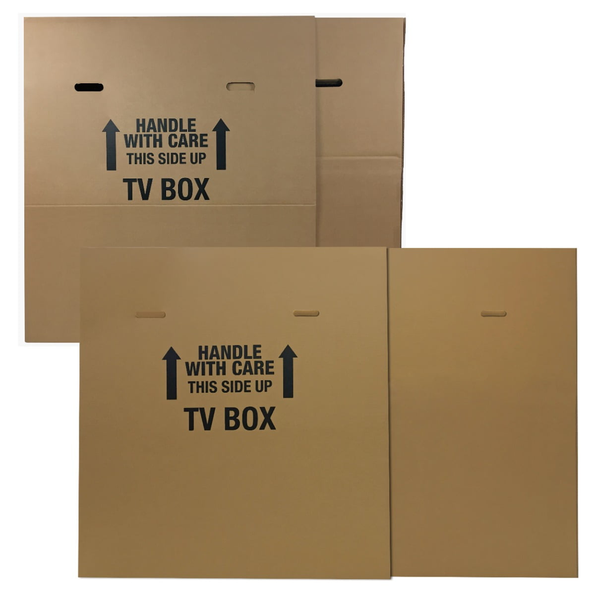 Heavy-Duty Cardboard TV Moving Box for 70" Screens (2 Pack)