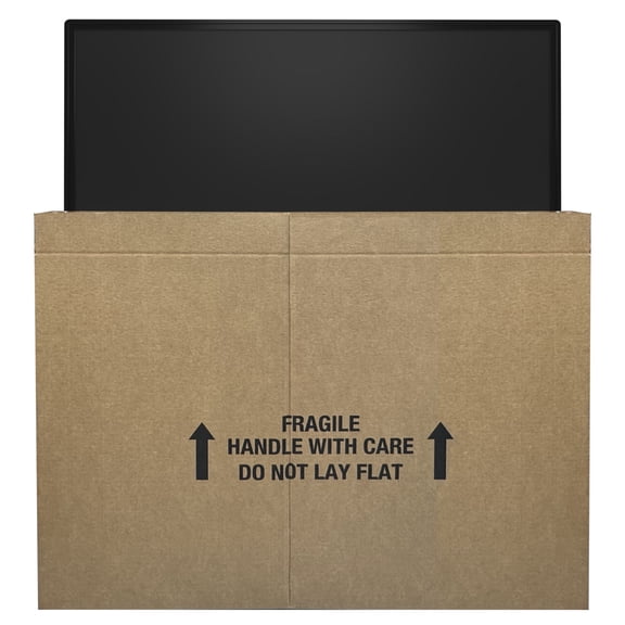 UBMOVE TV Moving Box, Double Wall, 72 in x 6 in x 40 in, 1 Count, 1 Pack