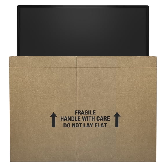UBMOVE TV Moving Box, Double Wall, 72 in x 6 in x 40 in, 1 Count, 1 Pack