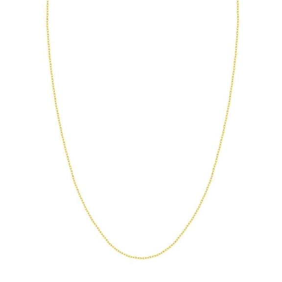 UBS016005252-14Y-18 14K Yellow Gold Pendant Rope Chain - 1.20 mm - Spring Ring Lock