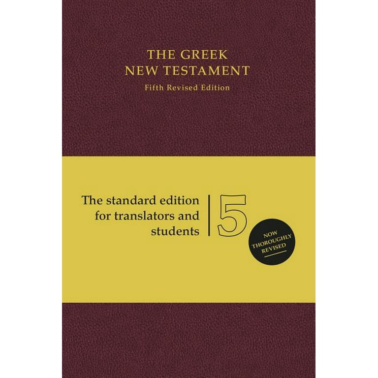 ギリシア語 新約聖書 UBS 5th ギリシア語 新約聖書 UBS 5th UBS 5th Revised Edition - Greek