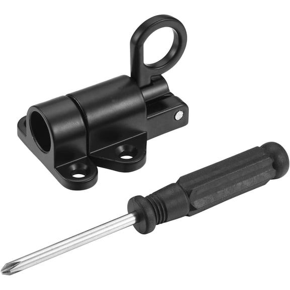 UBSWF-4PC Self-Closing Latches,Spring Gate Latch for Wooden Fence,Automatic Door Latches Safety Resilient Bolt Latch Aluminum Alloy Spring Barrel Slide Door Lock for Secure Pool,Gate,Cabinet,Window (