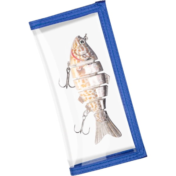 UBSWF-5 Pack Fishing Lure Wraps  Transparent Hook-and-Loop Covers for Crankbaits, Swimbaits, Fishing Rods & Poles