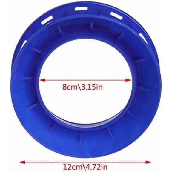 UBSWF-5 Pcs Fishing Line Coiling Plate Wire Winding Rings Reel Plastics Handle Wire Winding Hand Reel Fishing Accessory