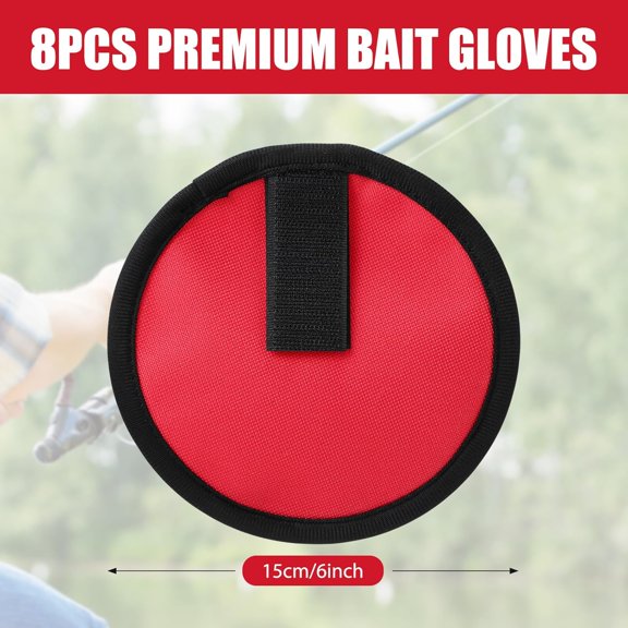 UBSWF-8 Pack Fishing Lure CoversLure Wraps for Fishing RodFishing Hook Bait Covers