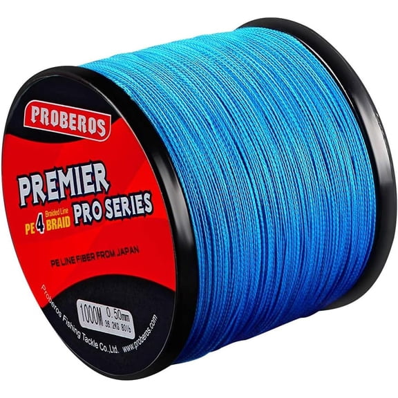 UBSWF-Braided Fishing Line 4 Strands Stronger Multifilament PE Braid Wire for Saltwater 6LB-100LB 110yards 328yards 547yards Super Strong Superline