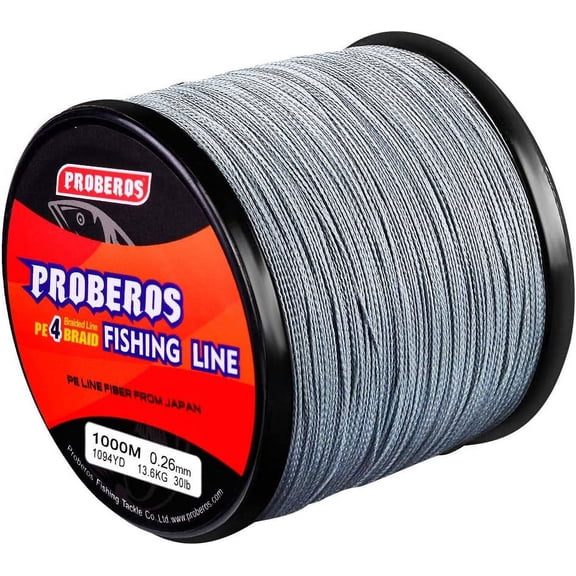 UBSWF-Braided Fishing Line 4 Strands Stronger Multifilament PE Braid Wire for Saltwater 6LB-100LB 110yards 328yards 547yards Super Strong Superline