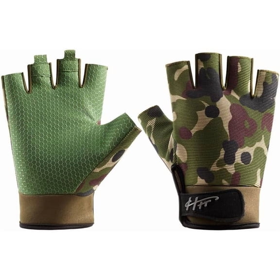 UBSWF-Fingerless Gloves - Multipurpose Water & Sports Gloves for Fishing, Sailing, Rowing, Kayaking & More - Men & Women