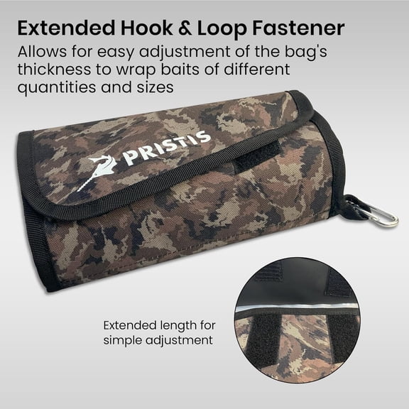 UBSWF-Fishing Soft Lure Storage Binder Bag, Plastic Bait Organizer Wallet Case with 6 Transparent Pocket Sleeves for Worm Rigs Lines, Durable Tackle Accessory for Saltwater Freshwater