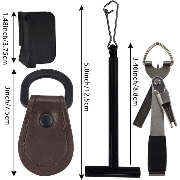 UBSWF-Fly Fishing Accessories Fly Fishing Tools Kit, Fishing Knot Tool and Line Clipper with Retractor