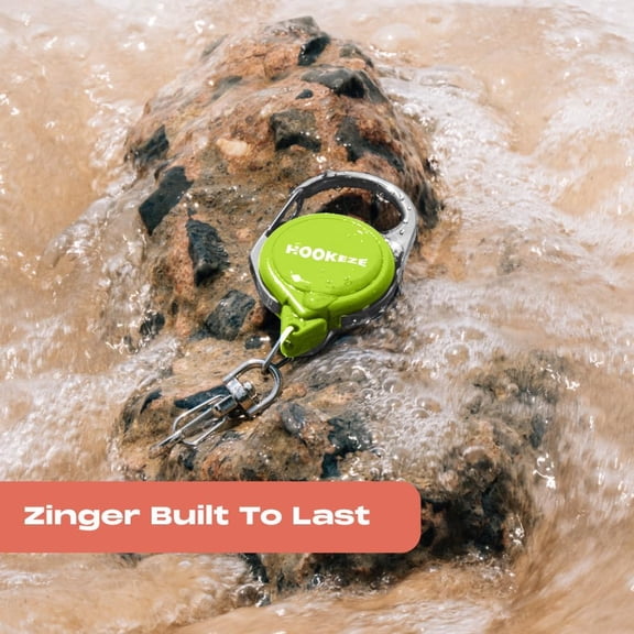 UBSWF-Fly Fishing Zinger Retractor for Anglers Vest, Pack of 3 - Fishing Gear and Equipment for Nippers, Forceps, Fly Float Ant, Belt Loops & Backpack