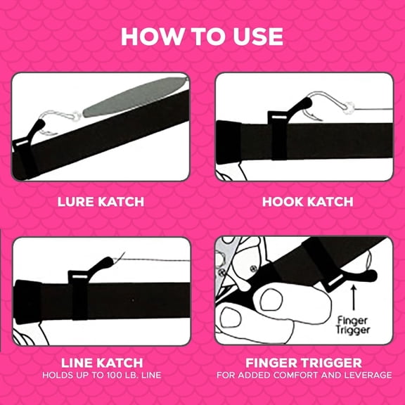 UBSWF-Hook Keeper for Fishing Rod: Regular & Mini Sizes - Secure Lure & Accessory Holder (Red, Regular)