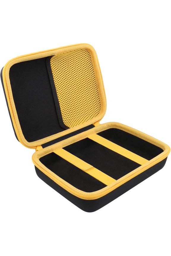 -Label Printer Case Compatible with Brady M211 Portable Bluetooth Monochrome Label Printer(Black Case,Yellow Zipper)