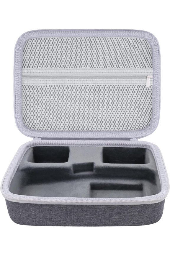 -Label Printer Case Compatible with DYMO LetraTag LT-100H/LT-100H Plus Handheld Label Maker(Gray Case)