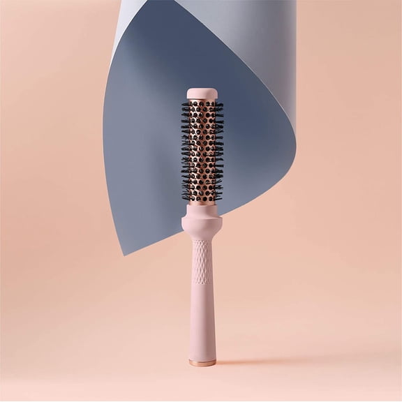 UBSWF-Magic Curling Round Brush (1 Inch) - Non-electronic, Self-Standing Round Brush, Great Blowout, Ceramic Coated Barrel, Quick Styling, Ionic Thermal Barrel, Volumizer, Styler