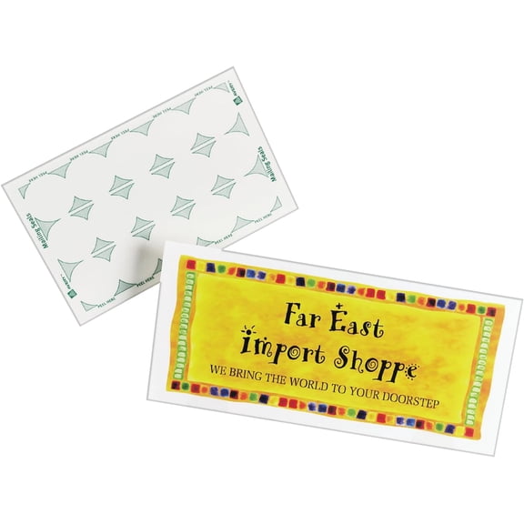 UBSWF-Mailing Seals, 1" Round Labels, Clear, 480 Printable Mailing Labels (05248)