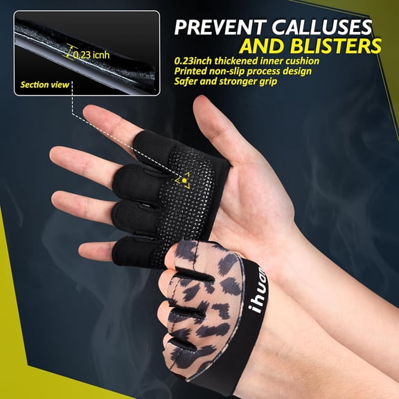 UBSWF-New Weight Lifting Gym Workout Gloves Men & Women, Great for Weightlifting, Exercise, Training, Fitness