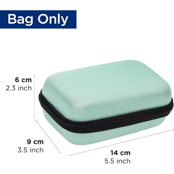 UBSWF-Nylon Hard Protective Travel Case for E10 Label Maker and Tapes, Waterproof Shockproof Scratch Resistant Carrying Case for External Hard Drive, Power Bank, Cell Phone, Cable, Cord