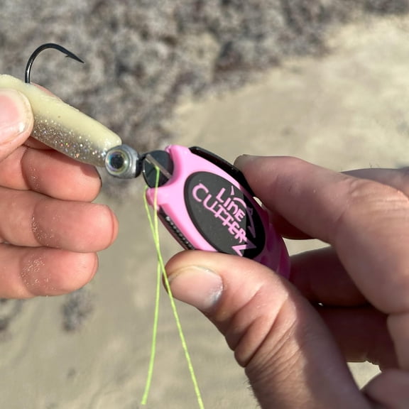 UBSWF-Patented Dual Hybrid Ceramic Cutter + Stainless Steel Micro Scissors Fishing Line Cutter
