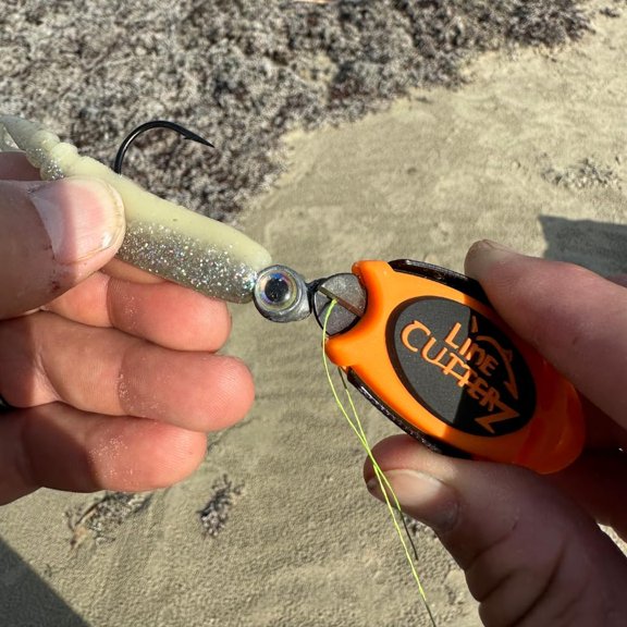 UBSWF-Patented Dual Hybrid Ceramic Cutter + Stainless Steel Micro Scissors Fishing Line Cutter
