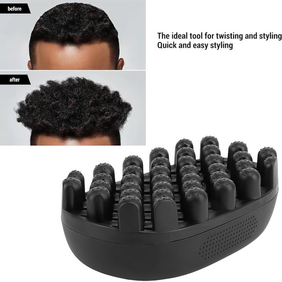 UBSWF-Rubber Curling Hair Brush - Twist King Sponge for Afro Hair, Washable Curl Sponge Styling Tool (Small Tooth)