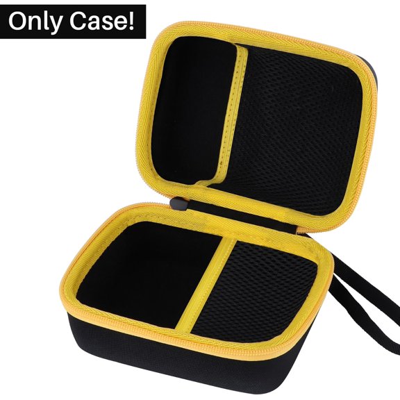 UBSWF-Storage Case Compatible with KODAK Memo Shot ERA Instant Digital Camera Photo Label Printer (Black + Yellow Case)