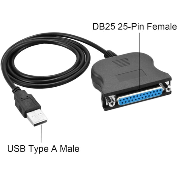 UBSWF-USB 2.0 to DB25 IEEE-1284 Parallel Printer Cable Adapter